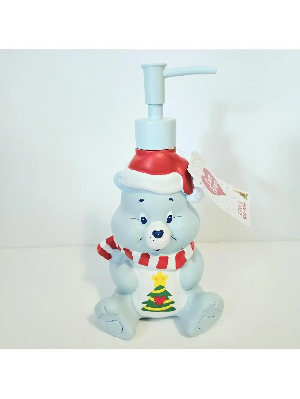 Care Bears Christmas Holiday Santa Blue Soap & Lotion Pump Dispenser NWT